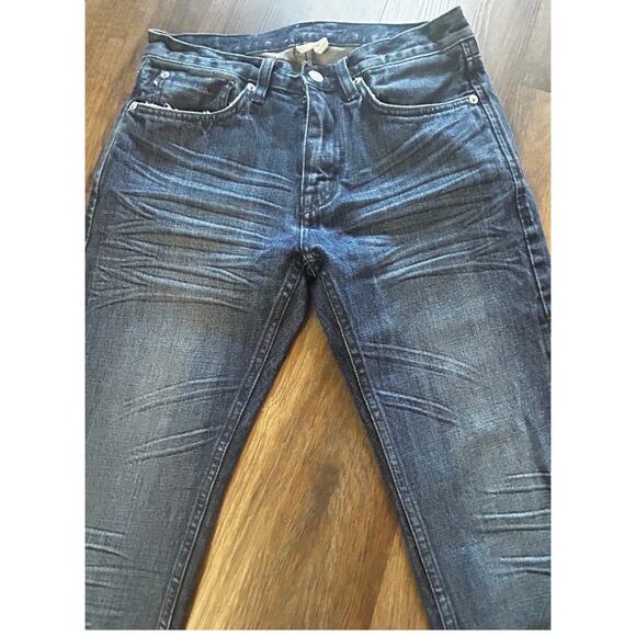 Billionaire Boys Club Men's Denim Distressed Black Helmet Logo Jeans 28-31 - Picture 5 of 13